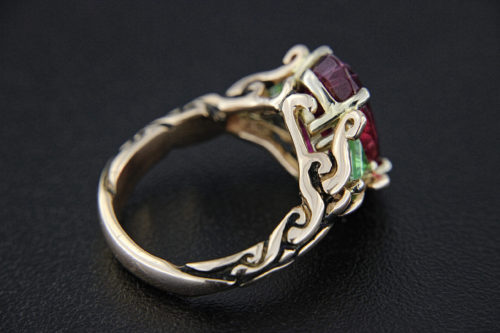 Rick Everett Designed Rubellite Tourmaline Ring