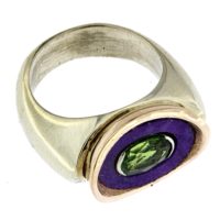 Rick Everett Designed "Eye Cup" Ring Rick Everett Designed “Eye Cup” Ring