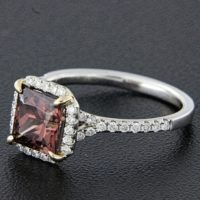 Rose Zircon Ring Rose Zircon Ring