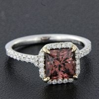 Rose Zircon Ring Rose Zircon Ring