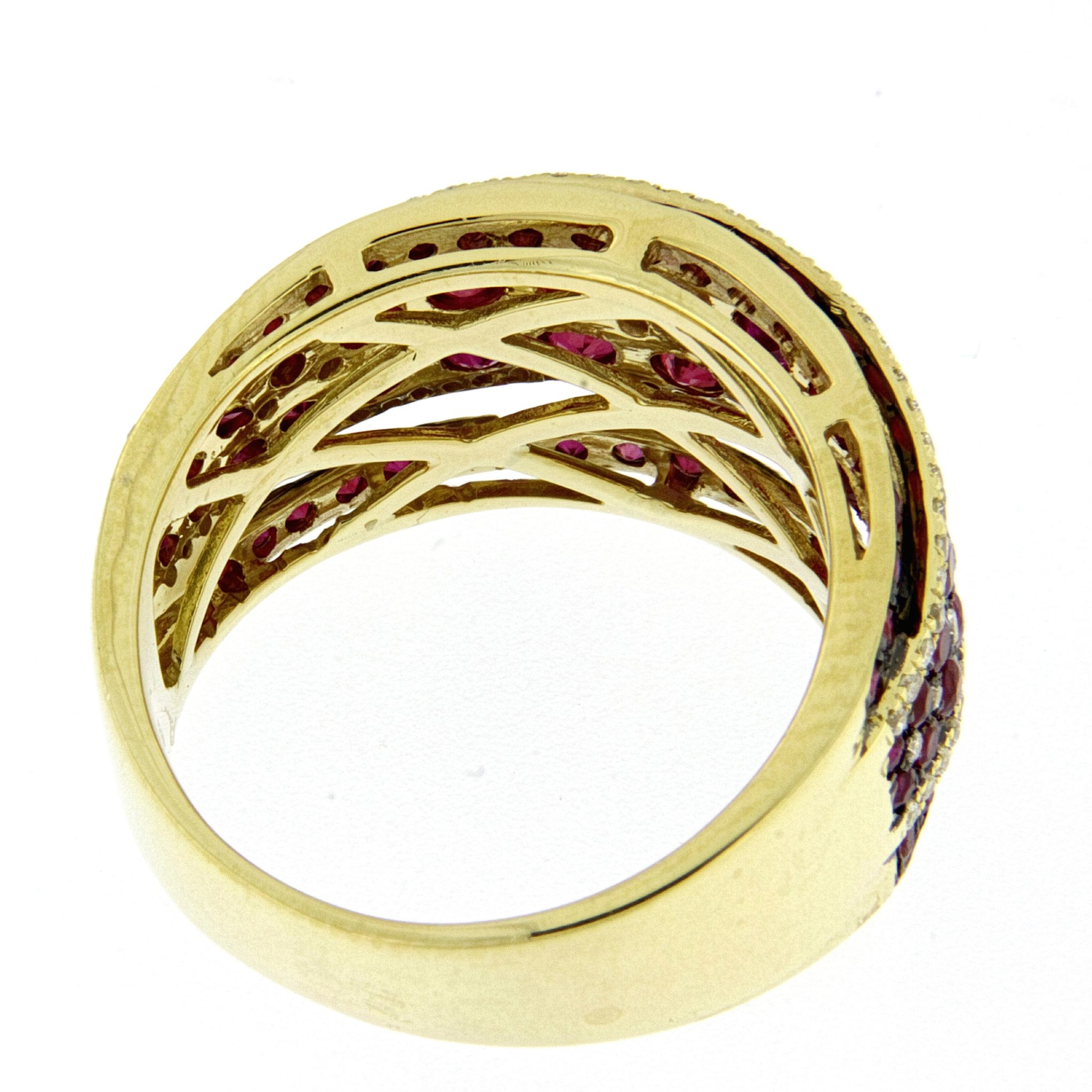 Ruby and Diamond Pavé Ring Ruby and Diamond Pavé Ring