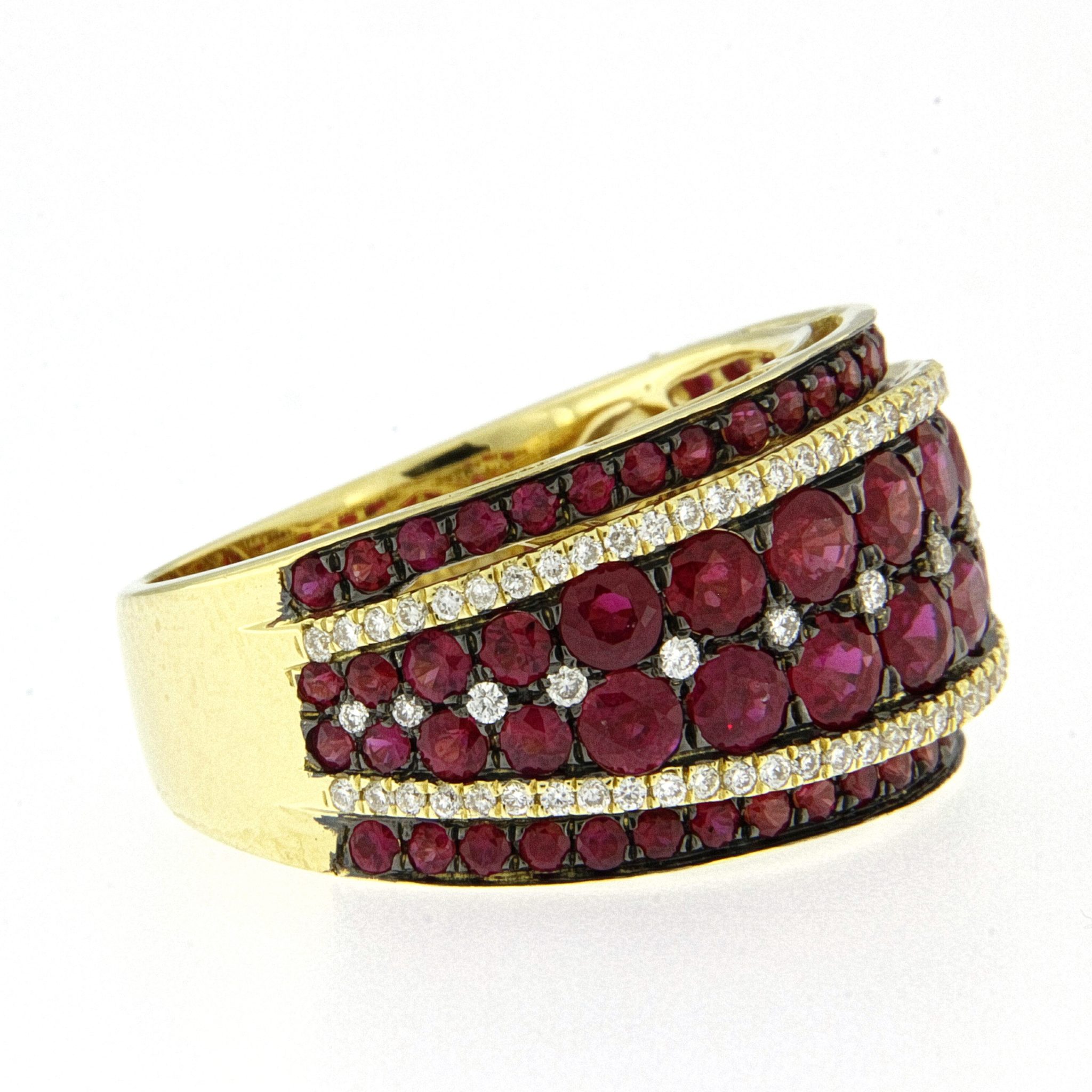 Ruby and Diamond Pavé Ring Ruby and Diamond Pavé Ring