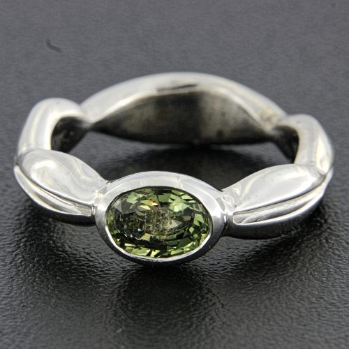 Green Sapphire Ring