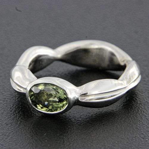 Green Sapphire Ring