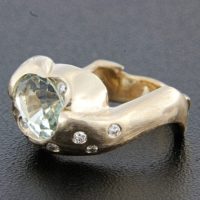 Rose Gold Tourmaline Ring