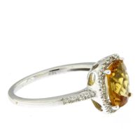 Citrine and Diamond Ring Citrine and Diamond Ring
