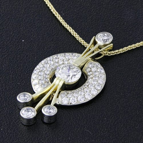 Rick Everett Designed Diamond Pendant