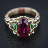 Rick Everett Designed Rubellite Tourmaline Ring Rick Everett Designed Rubellite Tourmaline Ring