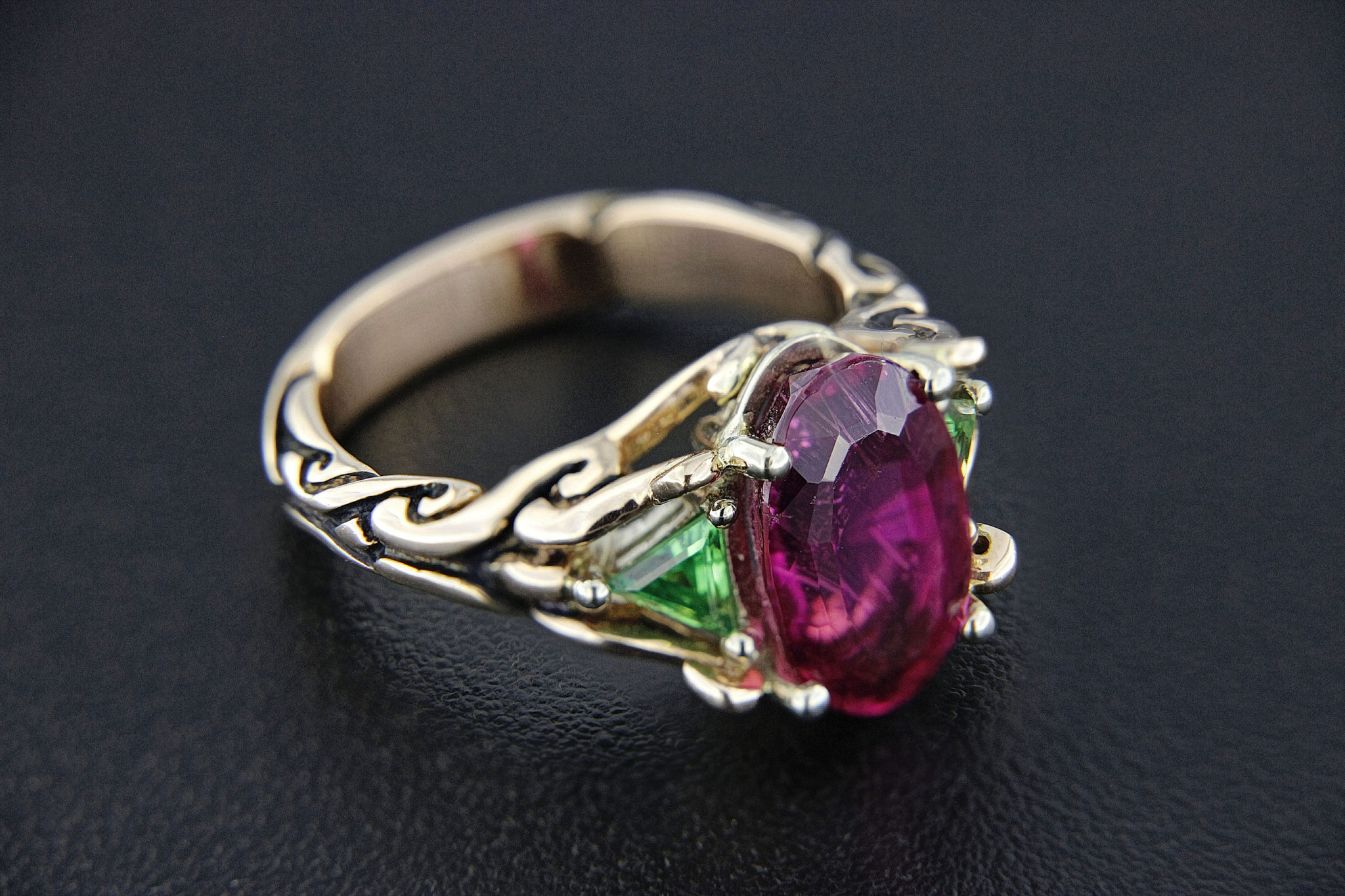 Rick Everett Designed Rubellite Tourmaline Ring Rick Everett Designed Rubellite Tourmaline Ring