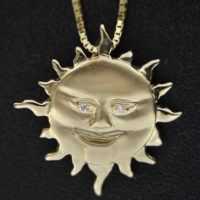 Rick’s Gold “Cool Sunman” Pendant