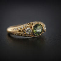 Enrique Marroquin Designed Montana Sapphire Ring