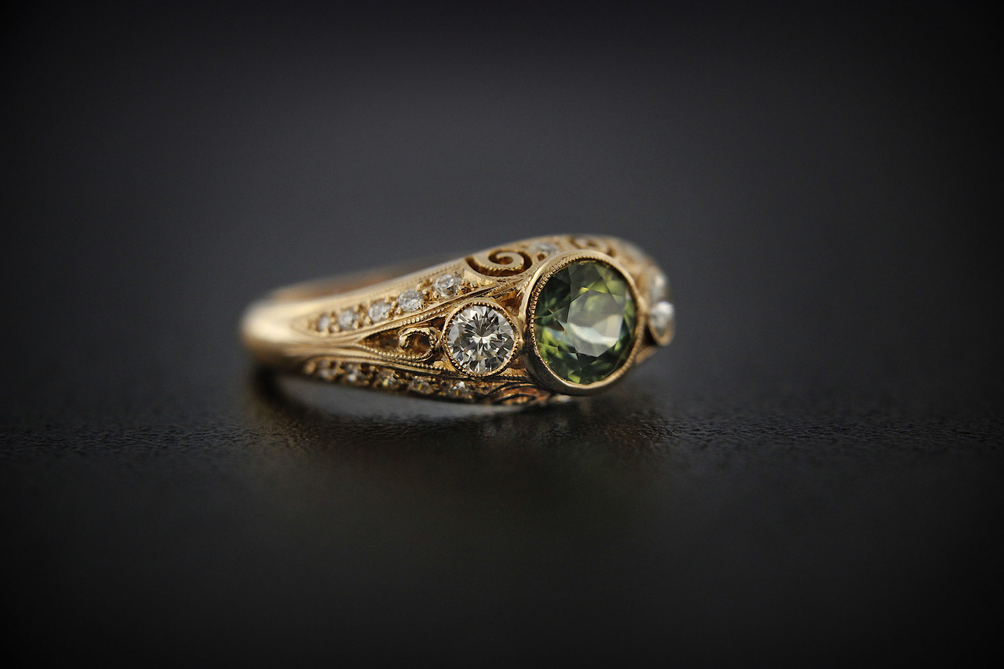 Enrique Marroquin Designed Montana Sapphire Ring Enrique Marroquin Designed Montana Sapphire Ring