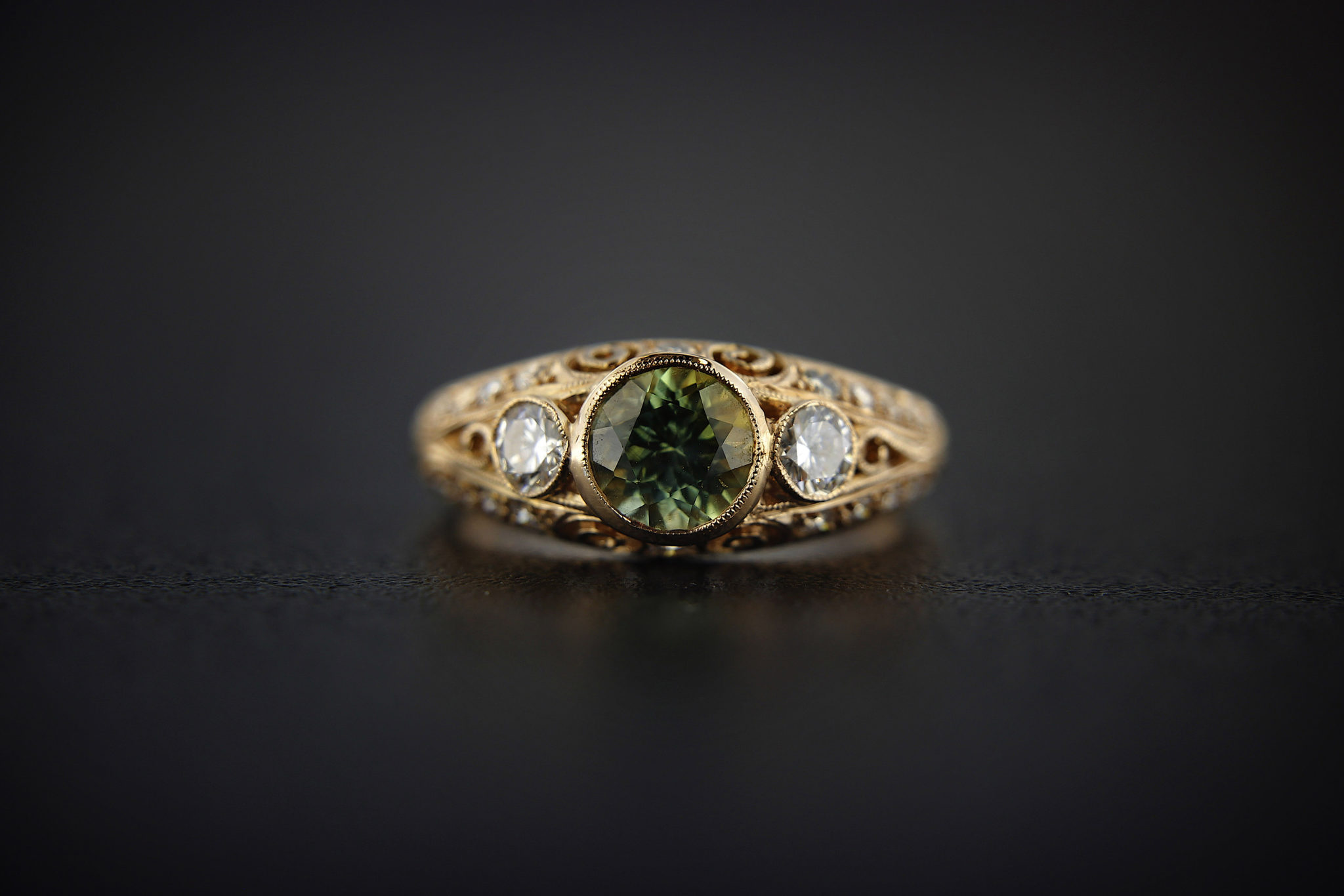 Enrique Marroquin Designed Montana Sapphire Ring Enrique Marroquin Designed Montana Sapphire Ring