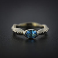 Rick Everett Designed Blue Topaz Ring