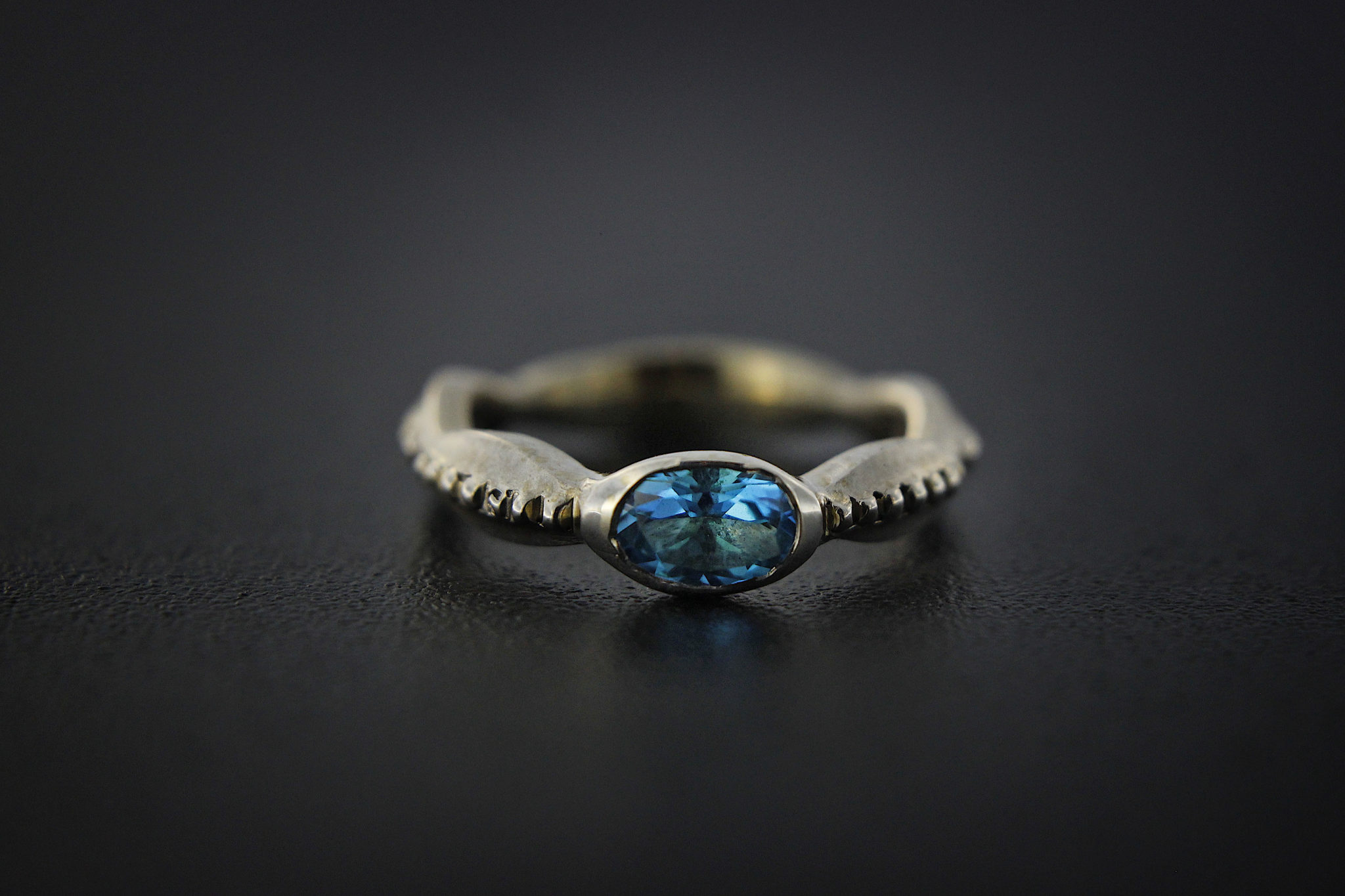 Rick Everett Designed Blue Topaz Ring Rick Everett Designed Blue Topaz Ring