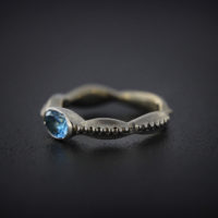 Rick Everett Designed Blue Topaz Ring