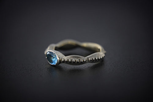 Rick Everett Designed Blue Topaz Ring
