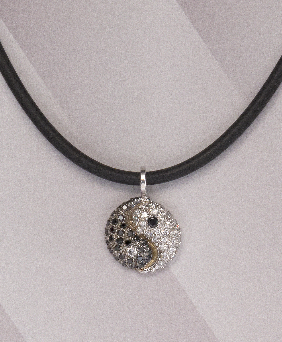 Diamond Yin Yang pendant Diamond Yin Yang pendant